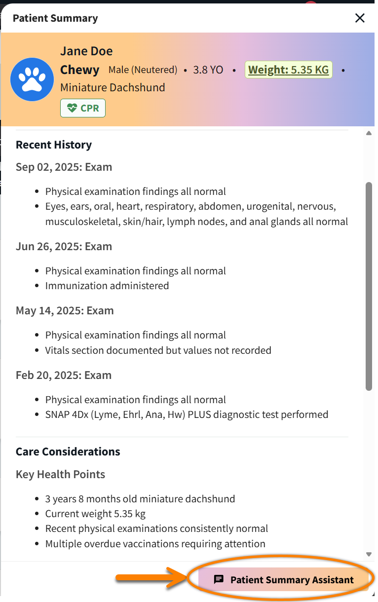 patient summary access assistant chat btn.png