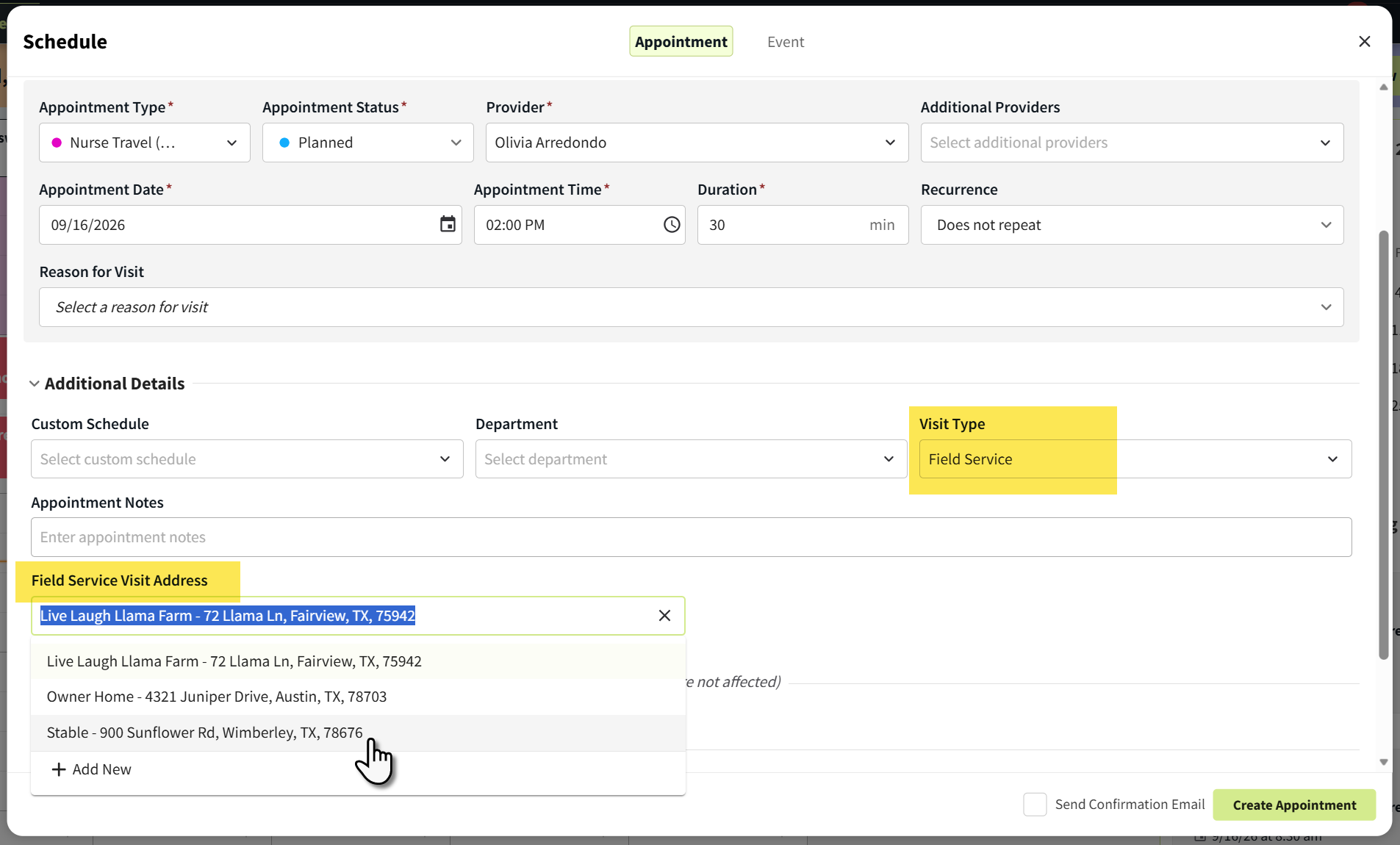 field service address select in appt window.png